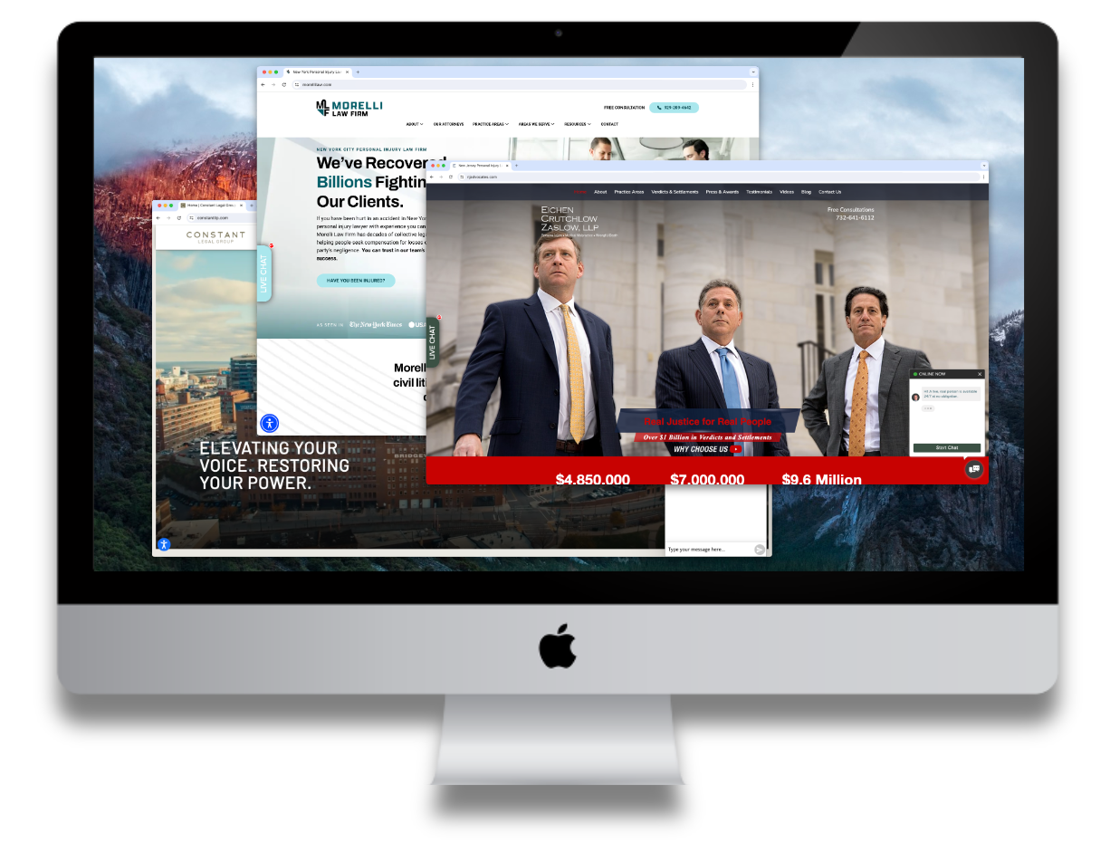 Examples of various law firm websites